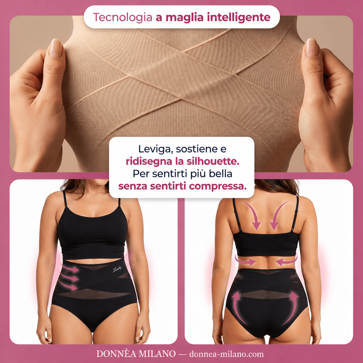 Slip Modellante Vita Alta — Controllo Addome Senza Cuciture