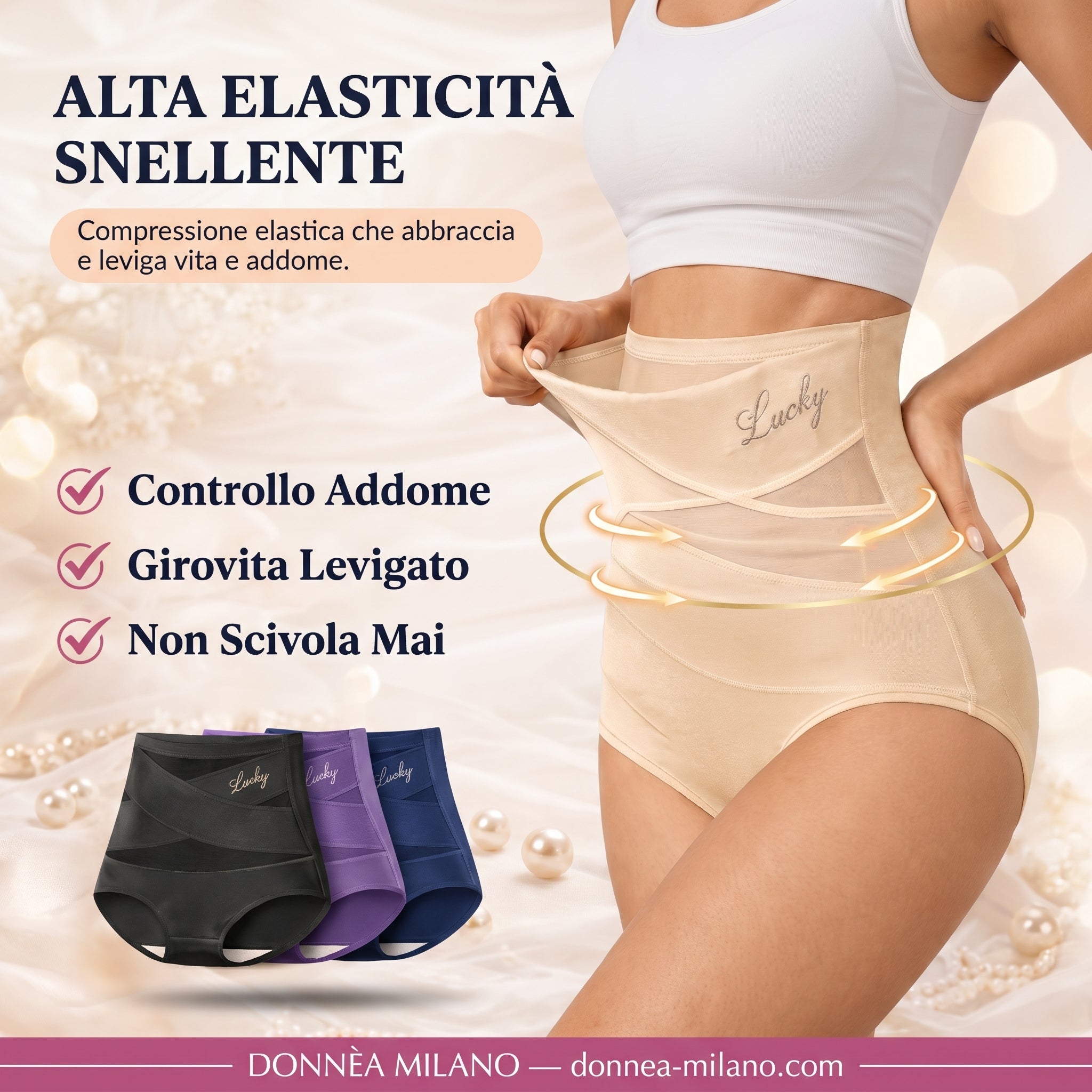 Slip Modellante Vita Alta — Controllo Addome Senza Cuciture